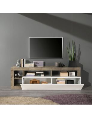 Mueble TV blanco 184 cm COTTON 2