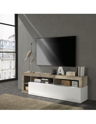 Mueble TV blanco 184 cm COTTON