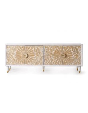 Mueble TV 4 puertas madera...
