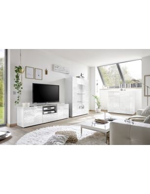 Base TV blanco lacado 181...