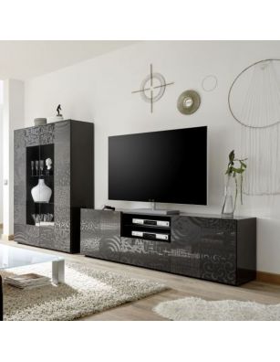 Base TV gris lacado 181 cm...