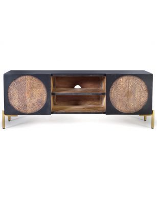 Mueble TV 2 puertas madera...
