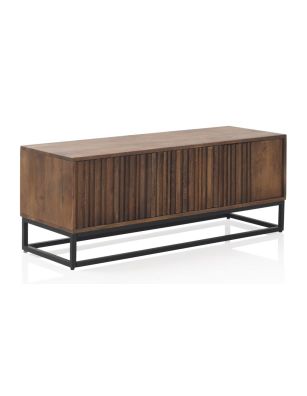 Mueble TV madera maciza 115...