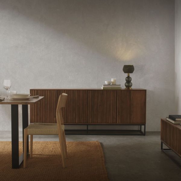 Aparador madera maciza 200 cm ASTER I