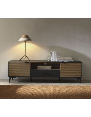 Mueble TV con puertas y...