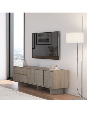 Mueble TV 180 cm roble...