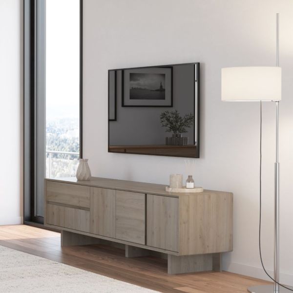 Mueble TV 180 cm roble LINCE II