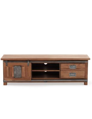 Mueble TV madera maciza 160...